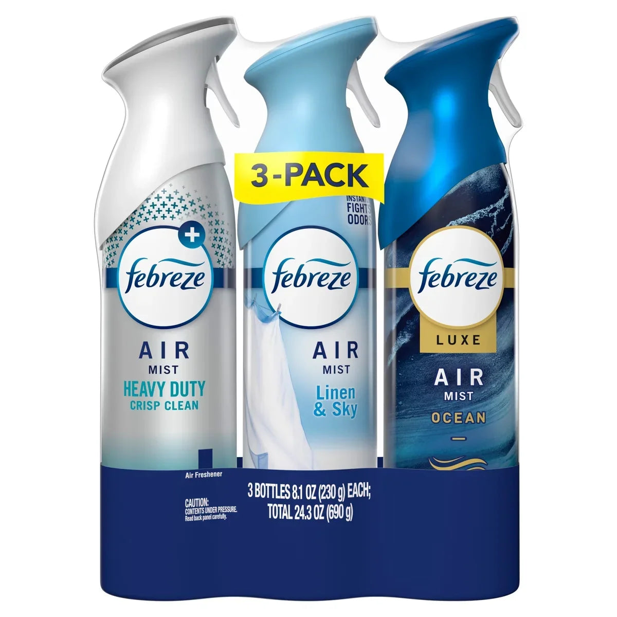 Febreze Air Mist Variety Pack - 24.3oz/3pk