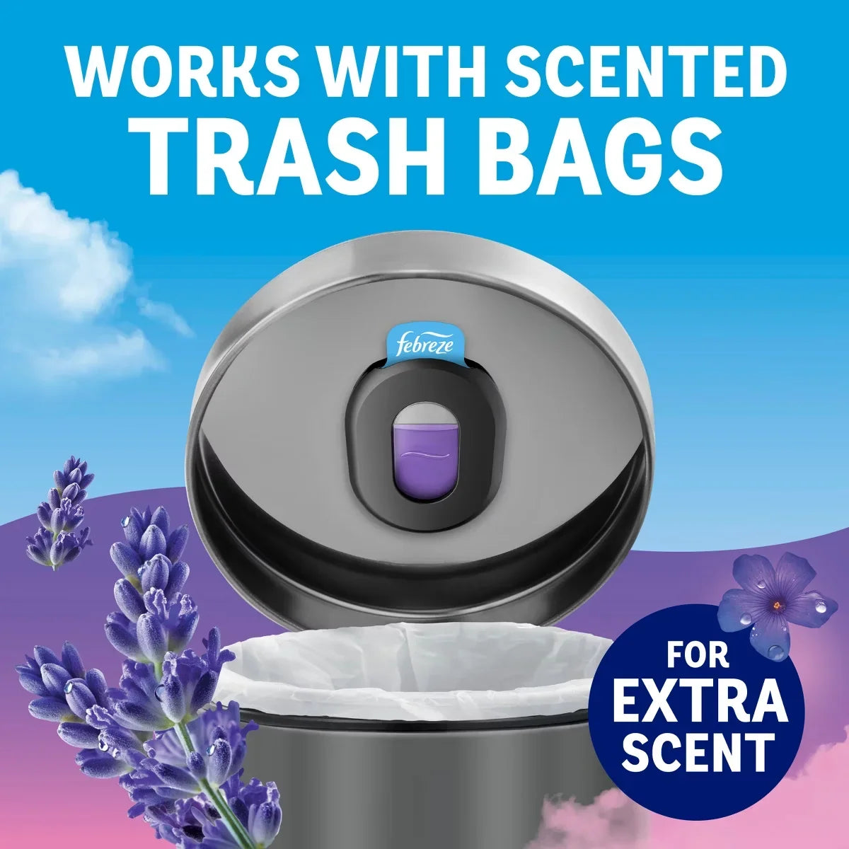 Febreze Trash Aisle Air Freshener Starter Kits - Lavender
