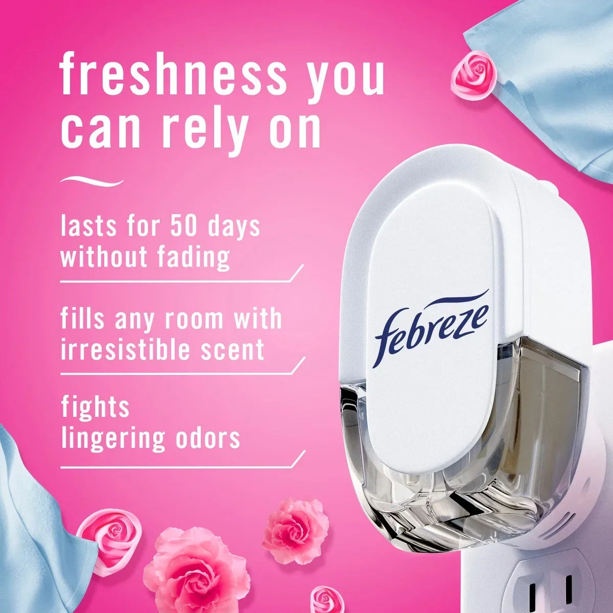 Febreze Plug Dual Refill Downy April Fresh - 0.87 fl oz