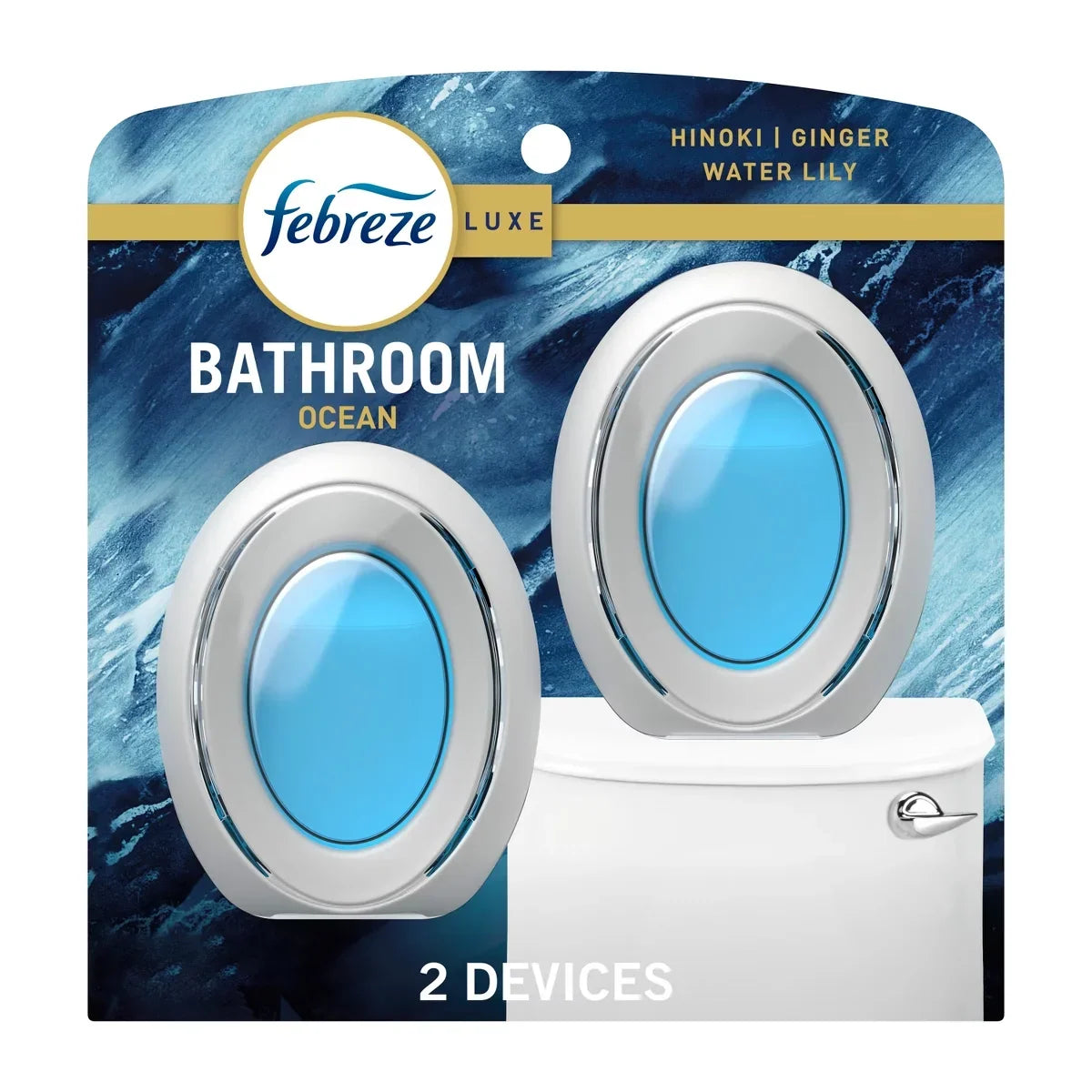 Febreze Ocean Bathroom Air Freshener - 2ct