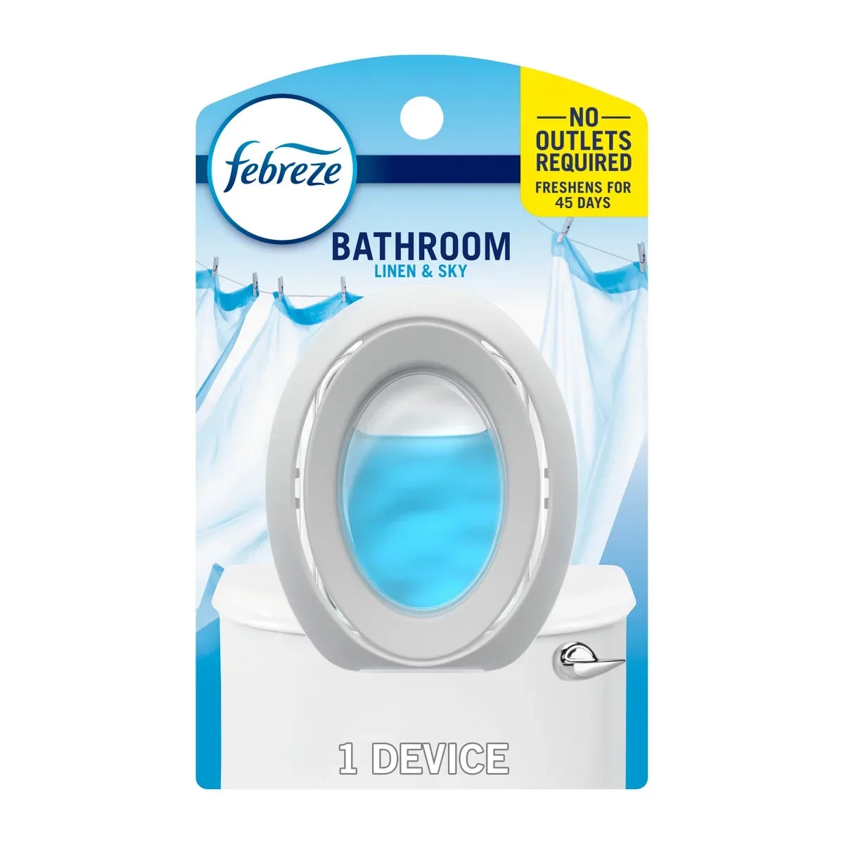 Febreze Odor-Eliminating Small Spaces Air Freshener - Linen & Sky - 1ct