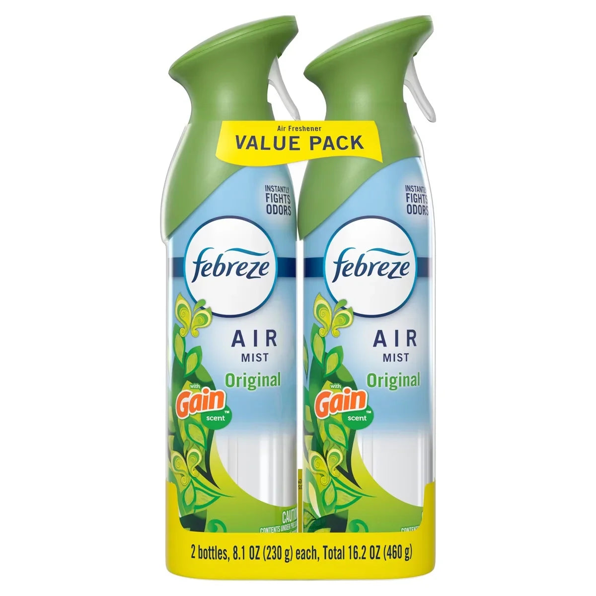 Febreze Air Mist Odor-Fighting Air Freshener - Gain Original Scent - 8.1oz/2pk