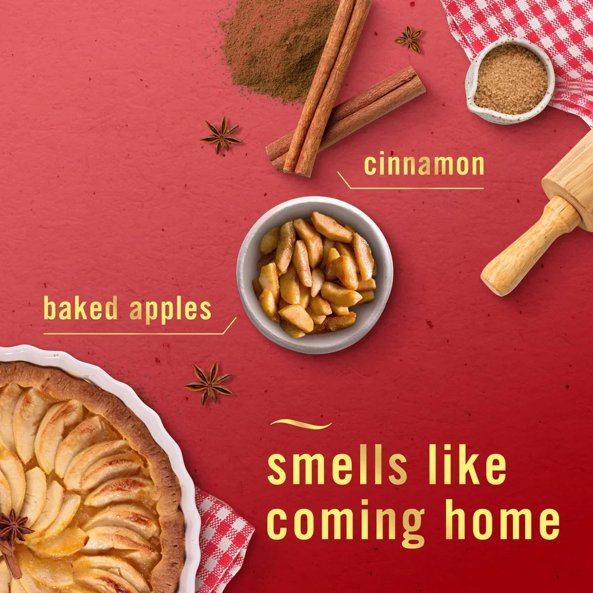 Febreze Bathroom Air Freshener - Baked Cinnamon Apples - 1ct