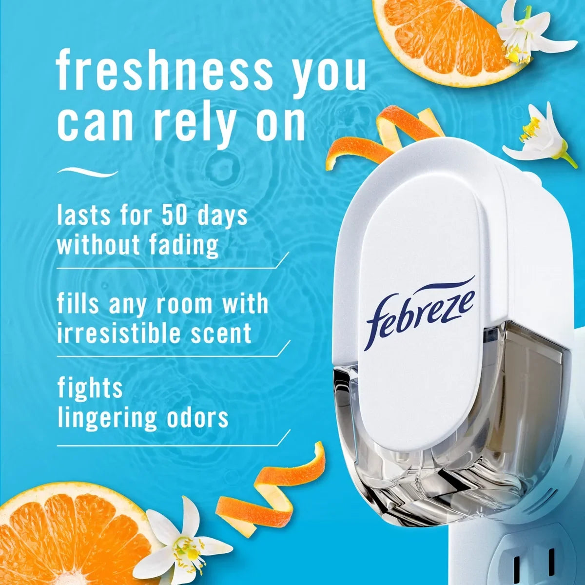 Febreze Plug Dual Refill Air Freshener - Refresh & Energize - 2ct