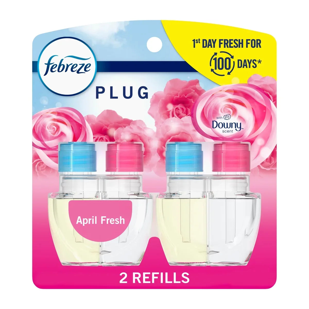 Febreze Plug Dual Refill Downy April Fresh - 0.87 fl oz