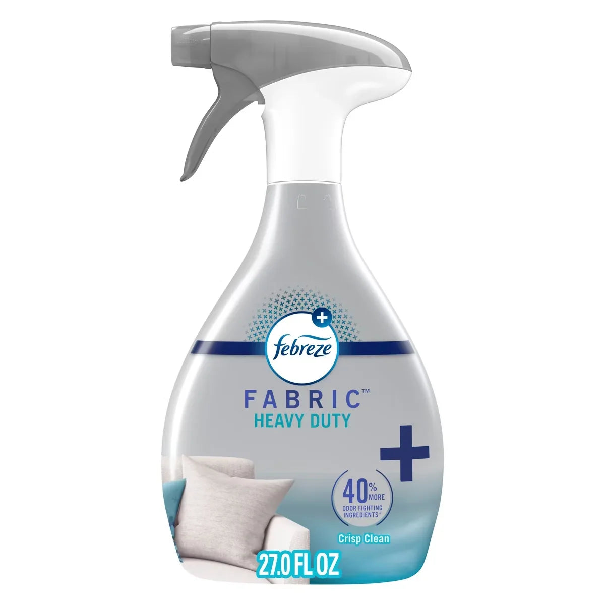 Febreze Heavy Duty Odor-Fighting Fabric Refresher - Crisp Clean - 27 fl oz