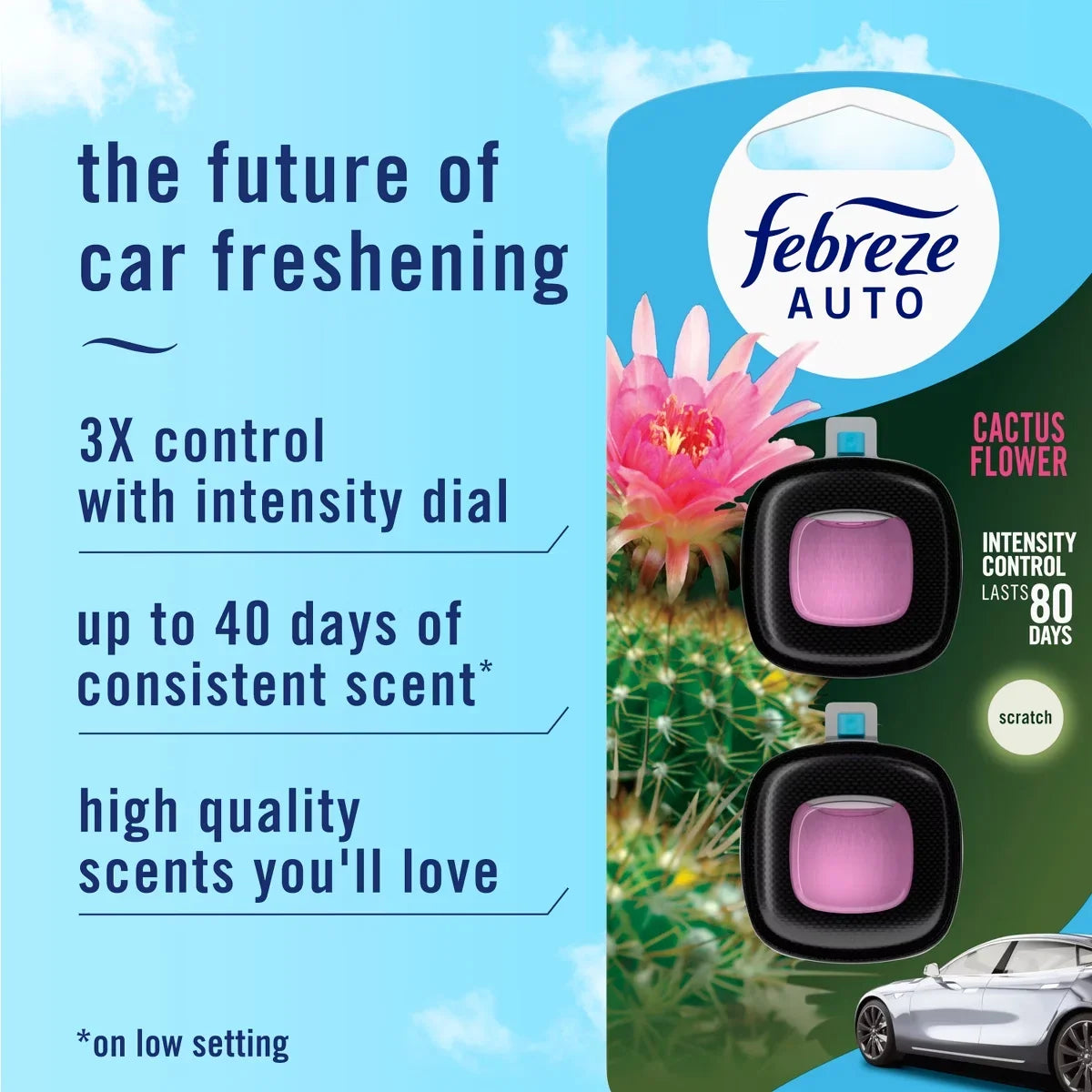 Febreze Auto Cactus Flower 2ct