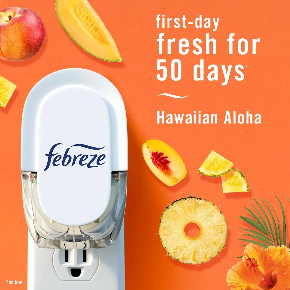 Febreze Odor-Fighting Fade Defy Plug Air Freshener Refill - Hawaiian Aloha - 0.87 fl oz